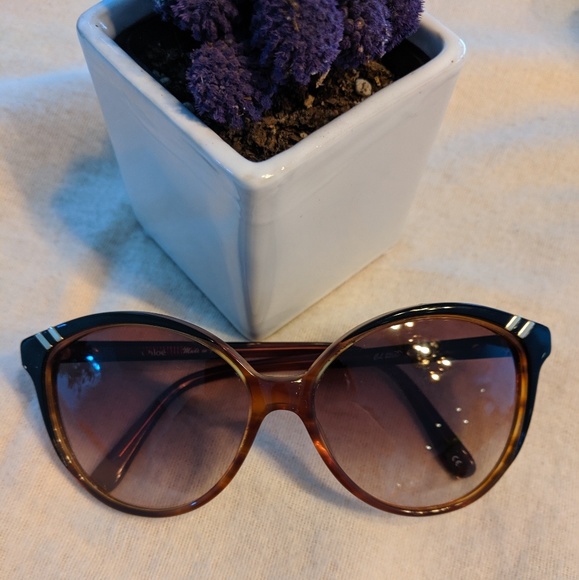 Chloe Red/Brown Gradient Cl 2200 Sunglasses - Picture 5 of 12